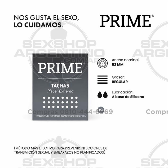 Preservativo Prime Tachas